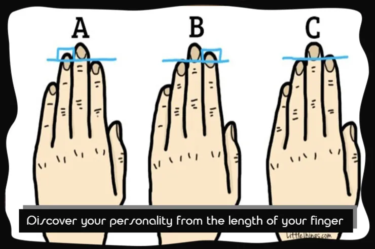 Discover your personality through the length of your finger